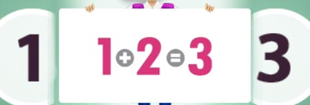 Image of 1+2=3 game