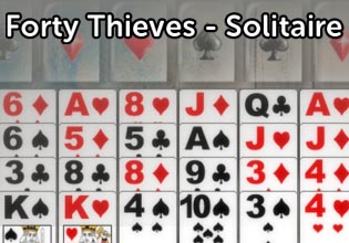 Forty Thieves Solitaire